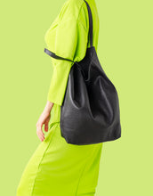 Load image into Gallery viewer, Everyday Leather Tote Bag BLACK