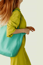 Load image into Gallery viewer, Everyday Leather Tote Bag TURQUOISE