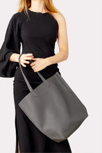 Load image into Gallery viewer, Everyday Leather Tote Bag ANTHRACITE GRAY