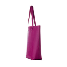 Load image into Gallery viewer, Everyday Leather Tote Bag FUCHSIA