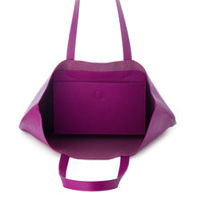 Load image into Gallery viewer, Everyday Leather Tote Bag FUCHSIA