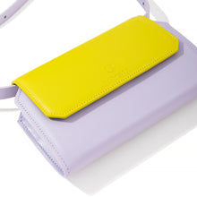 Load image into Gallery viewer, MESSENGER BAG - LILA/YELLOW