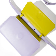 Load image into Gallery viewer, MESSENGER BAG - LILA/YELLOW