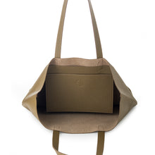 Load image into Gallery viewer, Everyday Leather Tote Bag OLIVE