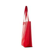 Load image into Gallery viewer, Everyday Leather Tote Bag RED